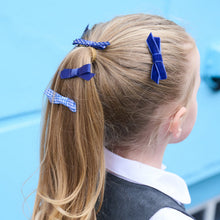 將圖片載入圖庫檢視器 School Bow Clip Set Blue