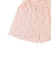 Load image into Gallery viewer, Gingersnaps Erica textured paper-bag waistline shorts, stylish bottom with a gathered waist and textured fabric detail.