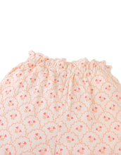 Load image into Gallery viewer, Gingersnaps Erica textured paper-bag waistline shorts in neutral fabric, featuring a relaxed fit and stylish design.