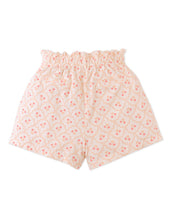Load image into Gallery viewer, Gingersnaps Erica textured paper-bag waistline shorts in neutral fabric, featuring a relaxed fit and stylish design.