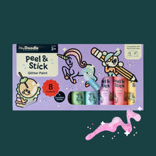 Load image into Gallery viewer, Peel &amp; Stick Glitter Paint - Easy Peel and Stickable Colours