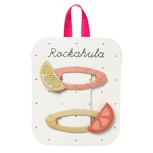 將圖片載入圖庫檢視器 Citrus Slice Glitter Clips