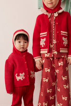 將圖片載入圖庫檢視器 Jeannette baby cardigan Kitty Cherry