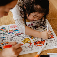 Load image into Gallery viewer, Toot Toot Honk Classic Colouring &amp; Doodle Mat