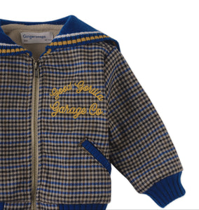 BABY FRED SAILORJACKET SNYDER KNITTED YARN COLLAR, EMBROIDERED PATCHES, & DIRECT EMBROIDERY