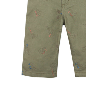 BABY HARRY STRAIGHT LEG PANTS DINO PARTY