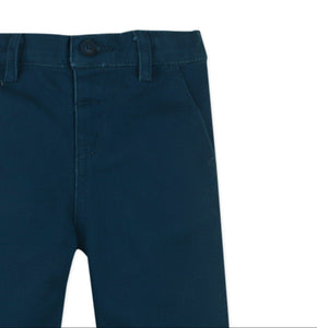 Navy blue pants on a white background