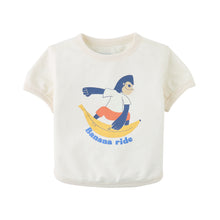 將圖片載入圖庫檢視器 Baby Gingersnaps Cotton Barrel Tee, front view showing soft, light blue baby top with a comfortable fit and classic style.