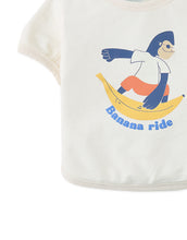 將圖片載入圖庫檢視器 Baby Gingersnaps Cotton Barrel Tee, soft baby top in light fabric with a simple, comfortable design and short sleeves.