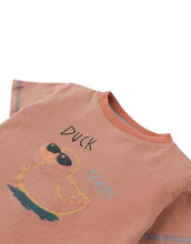 將圖片載入圖庫檢視器 Baby Levi Rubber Duckie graphic tee by Gingersnaps, featuring a playful duck design on a soft cotton top for infants.