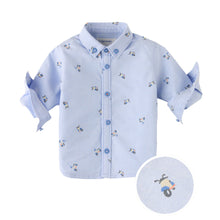 Load image into Gallery viewer, BABY TYLER BUTTON DOWN LONG SLEEVE SHIRT SCOOT CITY