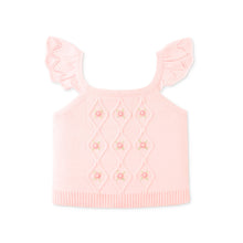 將圖片載入圖庫檢視器 Gingersnaps Baby Georgina knitted blouse with bullion flower embroidery, featuring a cute, colorful top for infants.