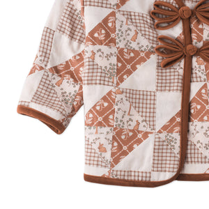 BABY ARIZONA PATCHWORK JACKET WITH CHINESE BUTTONS