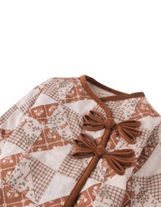 BABY ARIZONA PATCHWORK JACKET WITH CHINESE BUTTONS