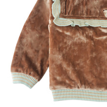Load image into Gallery viewer, BABY LEONIE PULLOVER SUNDANCE WITH RUFFLES AND TINY SHEEP EMBROIDERY