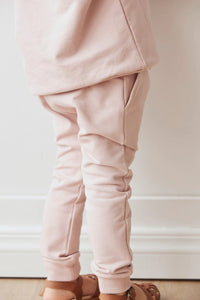 Organic Cotton Morgan Track Pant - Powder Pink