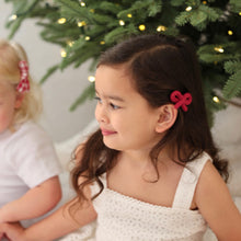 Load image into Gallery viewer, Crochet Ribbon Pigtail Set | Merry Berry