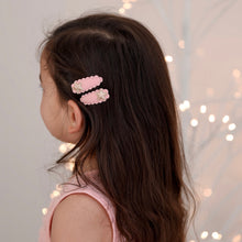 Load image into Gallery viewer, Dainty Snap Clips | Pink Twinkle