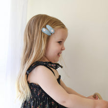 Load image into Gallery viewer, Dainty Snap Clips | Sweetheart Denim