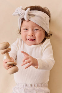 Organic Cotton Headband - Swanning Dawn Blue