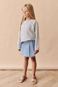 Chelsea Skirt - Washed Denim
