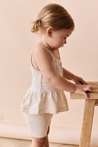 Organic Cotton Meadow Singlet - Briella Whisper