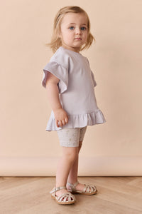 Pima Cotton Courtney Ruffle Top - Tulle
