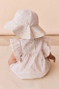 Organic Cotton Noelle Hat - Grace Floral