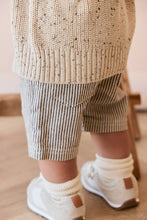 Load image into Gallery viewer, Jude Short - Dark Coffee/Buff Stripe