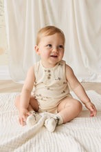 Load image into Gallery viewer, Pima Cotton Archie Playsuit - Fly High Vanilla Cream