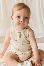 Load image into Gallery viewer, Pima Cotton Archie Playsuit - Fly High Vanilla Cream