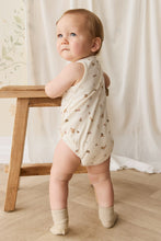 Load image into Gallery viewer, Organic Cotton Archie Playsuit - Forest Gathering