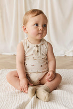Load image into Gallery viewer, Organic Cotton Archie Playsuit - Forest Gathering