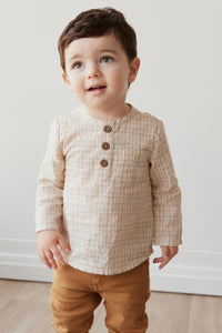 Organic Cotton Louis Top - Billy Check