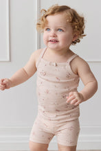 將圖片載入圖庫檢視器 Organic Cotton Singlet - Petite Fleur Soft Peony