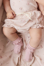 Load image into Gallery viewer, Organic Cotton Frill Bloomer - Petite Fleur Soft Peony
