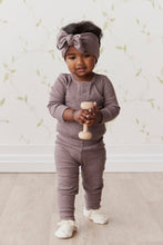 Load image into Gallery viewer, Organic Cotton Modal Elastane Legging - Truffle Marle