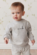 Load image into Gallery viewer, Organic Cotton Jalen Sweatshirt - Light Grey Marle