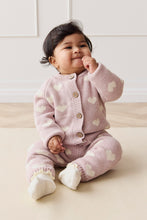 將圖片載入圖庫檢視器 Camille Cardigan - Heart Jacquard Ballerina Marle