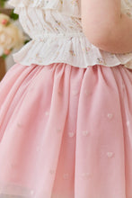 Load image into Gallery viewer, Lottie Skirt - Petite Heart Carnation