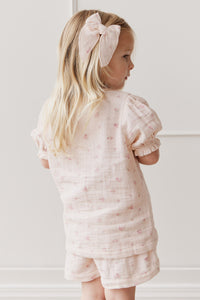 Organic Cotton Muslin Celine Top - Irina Shell