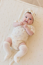 Load image into Gallery viewer, Organic Cotton Cap Sleeve Bodysuit - Thelma Orchid