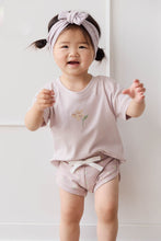 將圖片載入圖庫檢視器 Organic Cotton Ivy Shortie - Simple Flowers Lilac