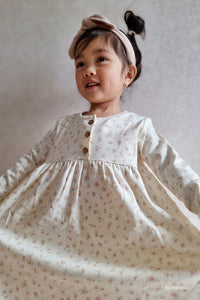 Organic Cotton Bridget Dress - Goldie Egret