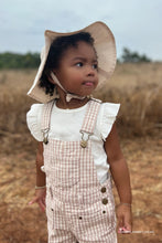 Load image into Gallery viewer, Chase Short Overall - Gingham Pink  **Preorder**