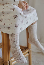 Load image into Gallery viewer, Emily Pointelle Socks - Milk