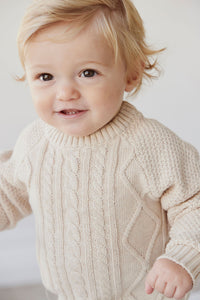 Thomas Jumper - Oatmeal Marle