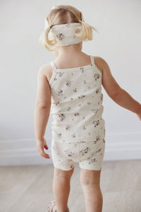 Organic Cotton Singlet - Lauren Floral