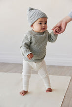 Load image into Gallery viewer, Dotty Knit Jumper - Mist Fleck