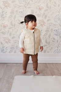 Taylor Vest - Simple Flower Sand  **Preorder**